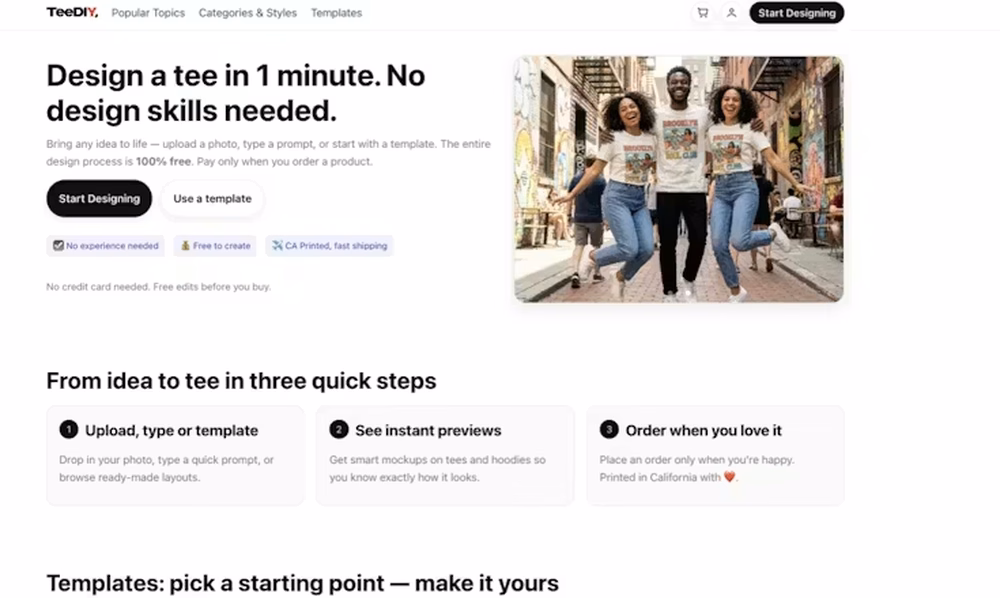 TeeDIY Screenshot 1