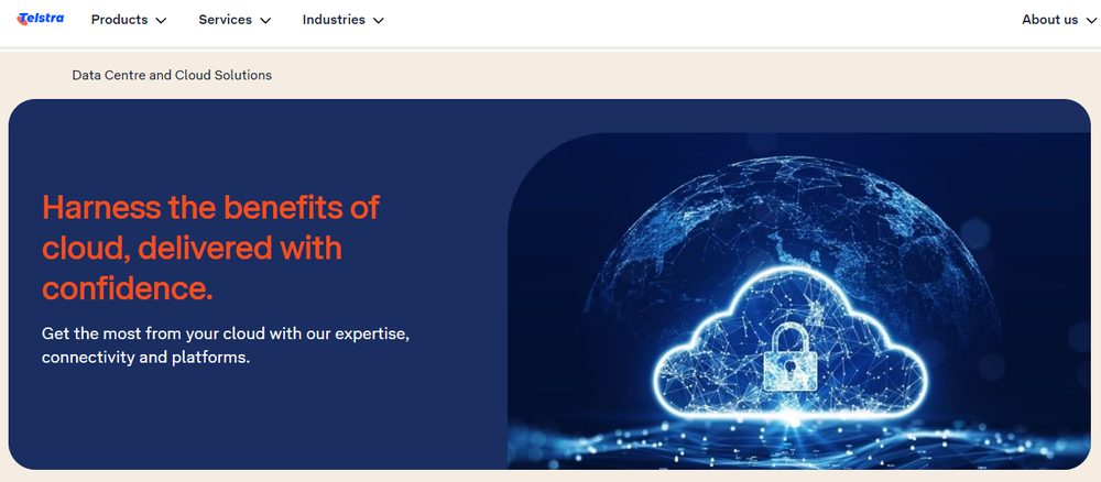 Telstra Colocation Screenshot 1