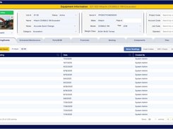 Asset record: components, work orders, and inspections for a single machine