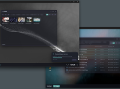 Two servers open side by side, with a file transfer running directly between them.