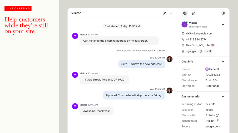 Live Chat