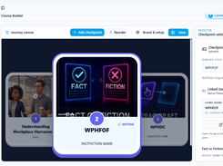 Kriya Stack's AI Course builder, create interactive SCORM trainings