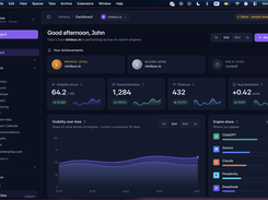 Main dashboard
