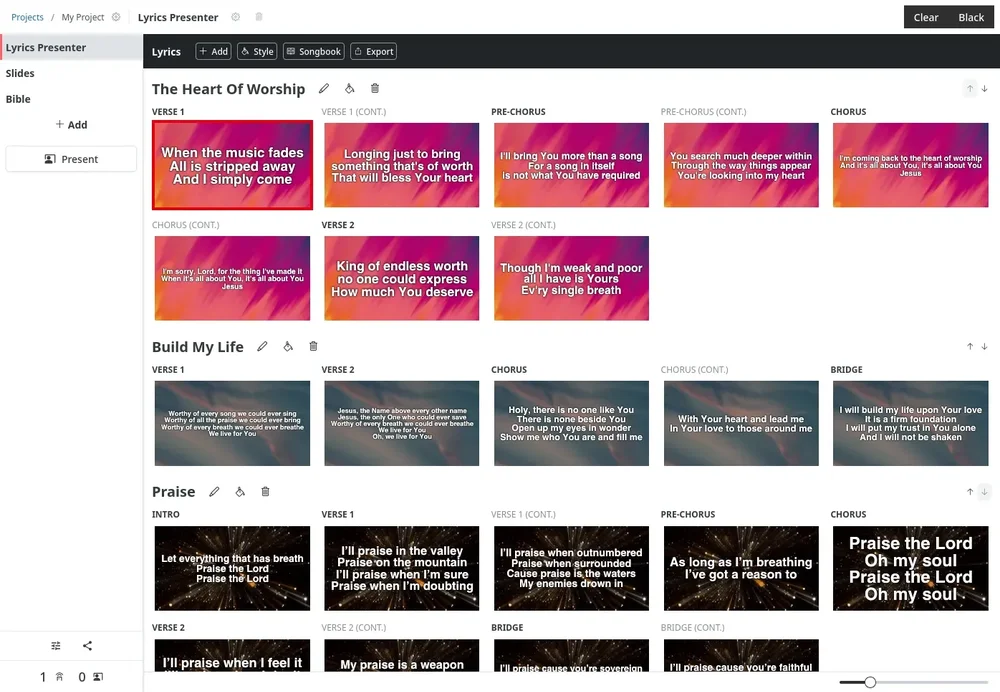 TheOpenPresenter Screenshot 1