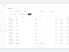 Sign-ins from the web and changes made through the API are recorded in the same tenant audit log.