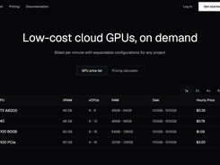 Pricing page