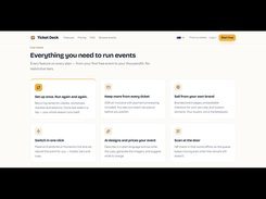 TicketDeck Features