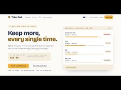 TicketDeck Homepage