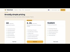 TicketDeck Pricing
