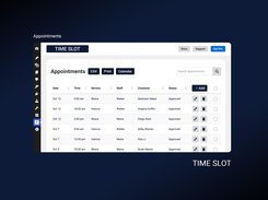 Unlimited Appointments & Services - Create and manage unlimited appointments, services, staff, and customers from the admin dashboard