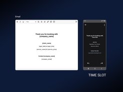 Email Templates - Customize email templates for automatic appointment booking and cancellation notifications