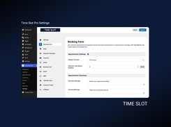 Booking Settings - Manage booking form, business hours, coupons, email, and other appointment settings in one place