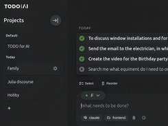 Your TODO list does the work: AI agents pick up and complete the board's TODOs