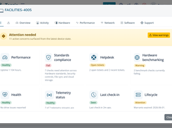 Device diagnostics — linked endpoint context for performance, posture, Helpdesk and hardware.