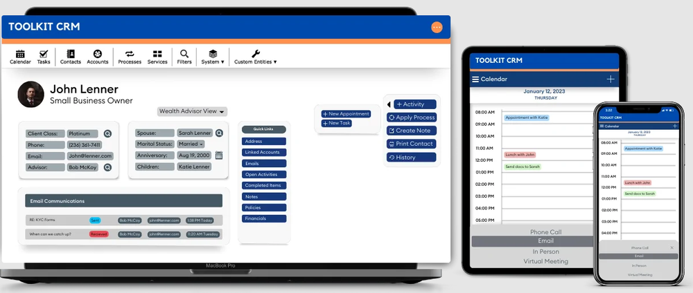 TOOLKIT CRM Screenshot 1
