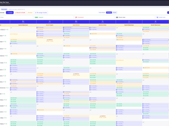 Live Schedule View with Employee Load Balancing
