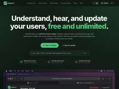 TraceUX Landing Page