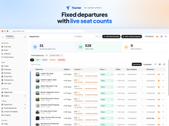 Departure chart with seats sold