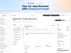 Day-by-day itinerary builder