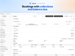 Booking with collections and balance due