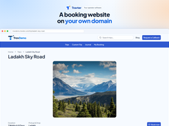 Storefront trip page with booking button