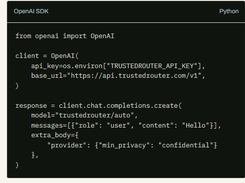 TrustedRouter Screenshot 1