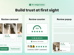 Carousel, counter, and popup widget styles