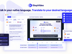 Translate tutorials with AI-generated scripts, voiceovers, and subtitles in multiple languages.