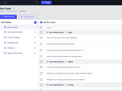 Show rich-text formatting, steps, custom fields, images, and AI-assisted creation.