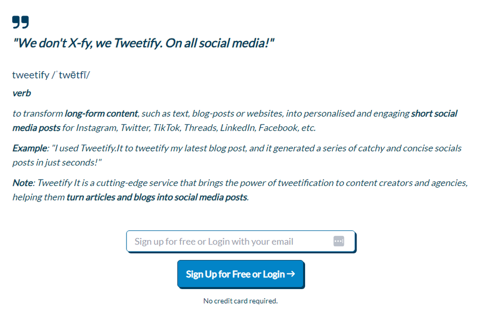 Tweetify It Screenshot 1