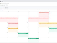 UnitLook help desk calendar dashboard tracking ticket deadlines and project scheduling milestones.
