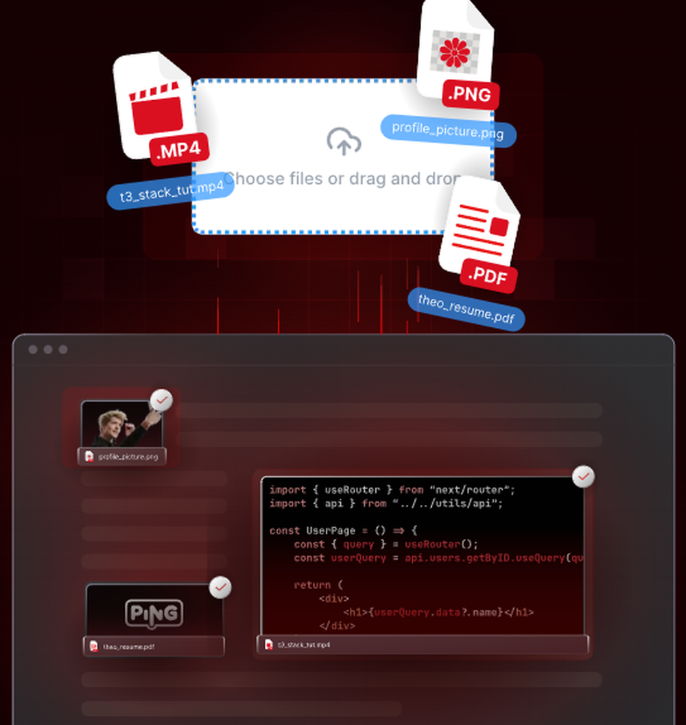 UploadThing Screenshot 1