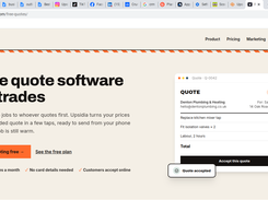 Stop losing jobs to whoever quotes first. Upsidia turns your prices into a branded quote in a few taps, ready to send from your phone while the job is still warm.
