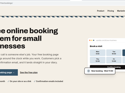 Every missed call is someone else's job. Your free booking page takes bookings around the clock while you work. Customers pick a slot, get a confirmation email, and it lands straight in your diary.