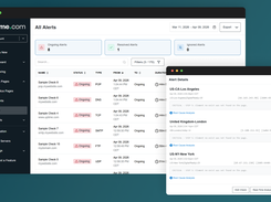 Website Outage Alerting: Customizable alert system keeps a constant watch on your critical applications, notifying key personnel of downtime events through SMS, phone call, email, and push notifications. Set maintenance schedules and escalation policies to ensure alerts are reaching the right colleagues.