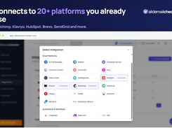 Connect Mailchimp, Klaviyo, HubSpot, Brevo, SendGrid, GetResponse and more — pull your list, verify it, and push it back clean. No exports or spreadsheets needed.