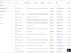 One inbox for every reply across email and LinkedIn, sorted by intent, so interested prospects and handovers surface first.