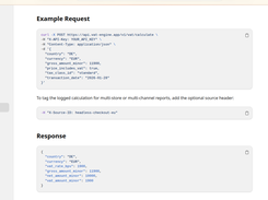 Calculate VAT API
