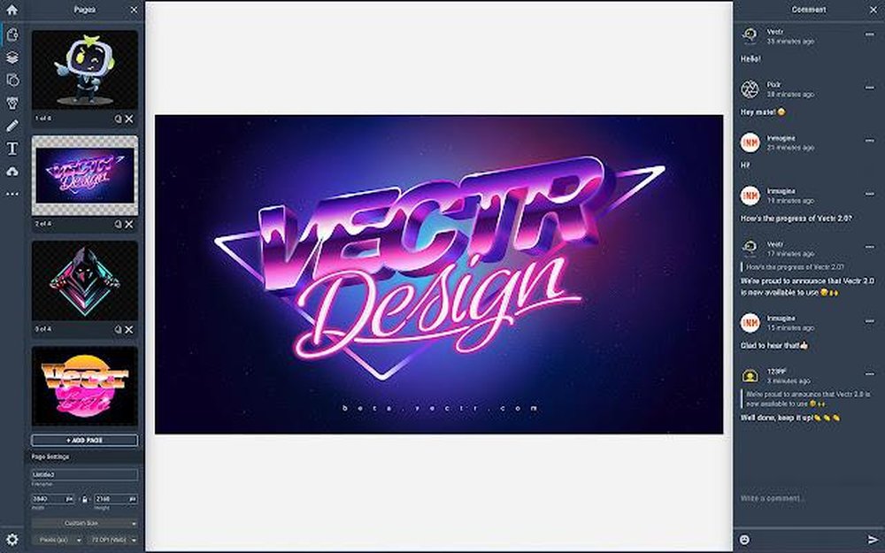 Vectr Screenshot 1