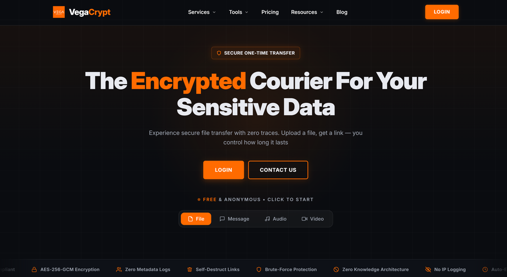 VegaCrypt Screenshot 1
