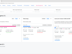 Procurement Value Management – Track savings initiatives and procurement value