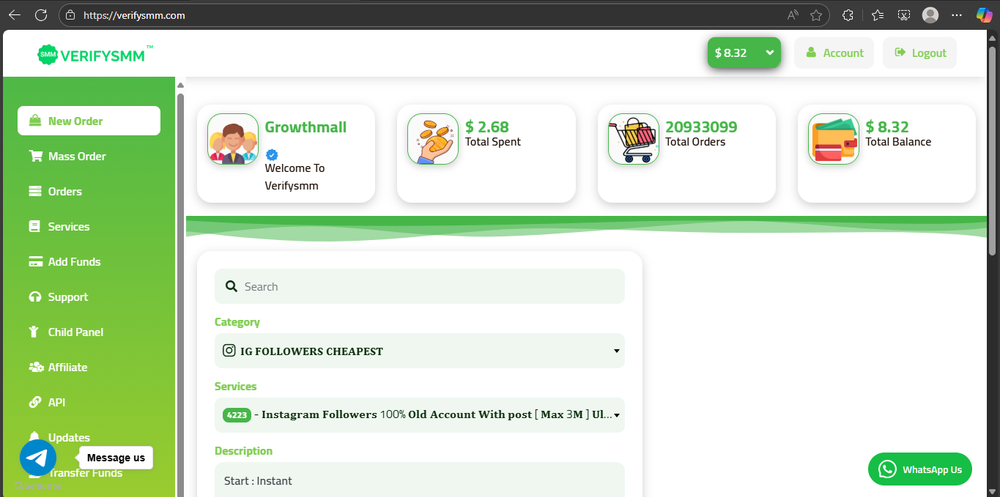 VERIFYSMM Screenshot 1