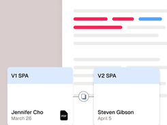 Redline any two versions instantly