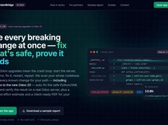 VersionBridge see what breaks in Odoo custom code