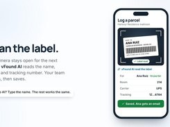 Parcels reads delivery labels, matches recipients and records collection from any phone browser.
