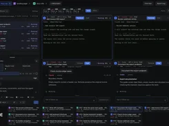 VibeiDE - Grid mode | View your terminals as grid or office 