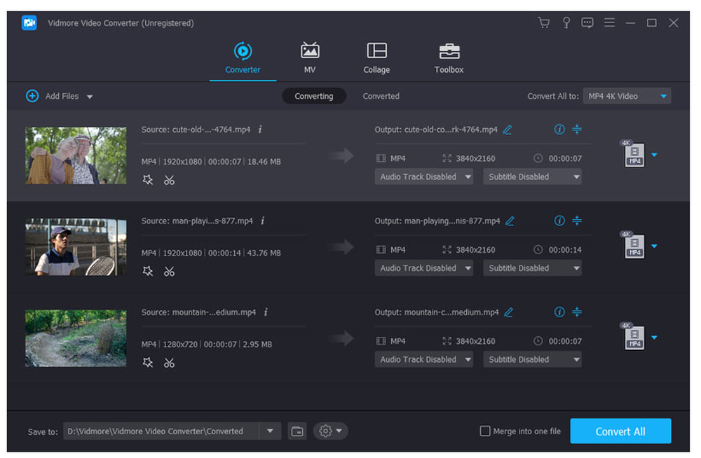 Vidmore Video Editor Screenshot 1