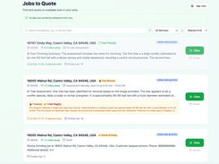 Lead to quote dashboard