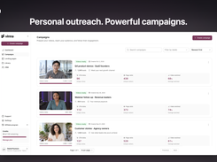 Personal Outreach. Powerful Campaigns. — Organize personalized video campaigns, manage your leads, and track page visits, video engagement, and CTA clicks in one place.