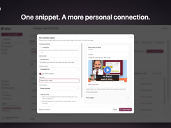 Bring Your Video Into Every Message — Choose your outreach platform, customize your video preview and link, then copy a ready-to-use snippet into your message.